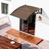 Awnings for Door Entrance, 38 X 40 In, Exterior Front Door Window Awnings with Drainage & ABS Bracket, Rain Snow Sun Protection, Overhang