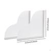 2 Pieces Water Splash Guard Silicone Base Multipurpose Anti Board Bathroom Accessories to Keep