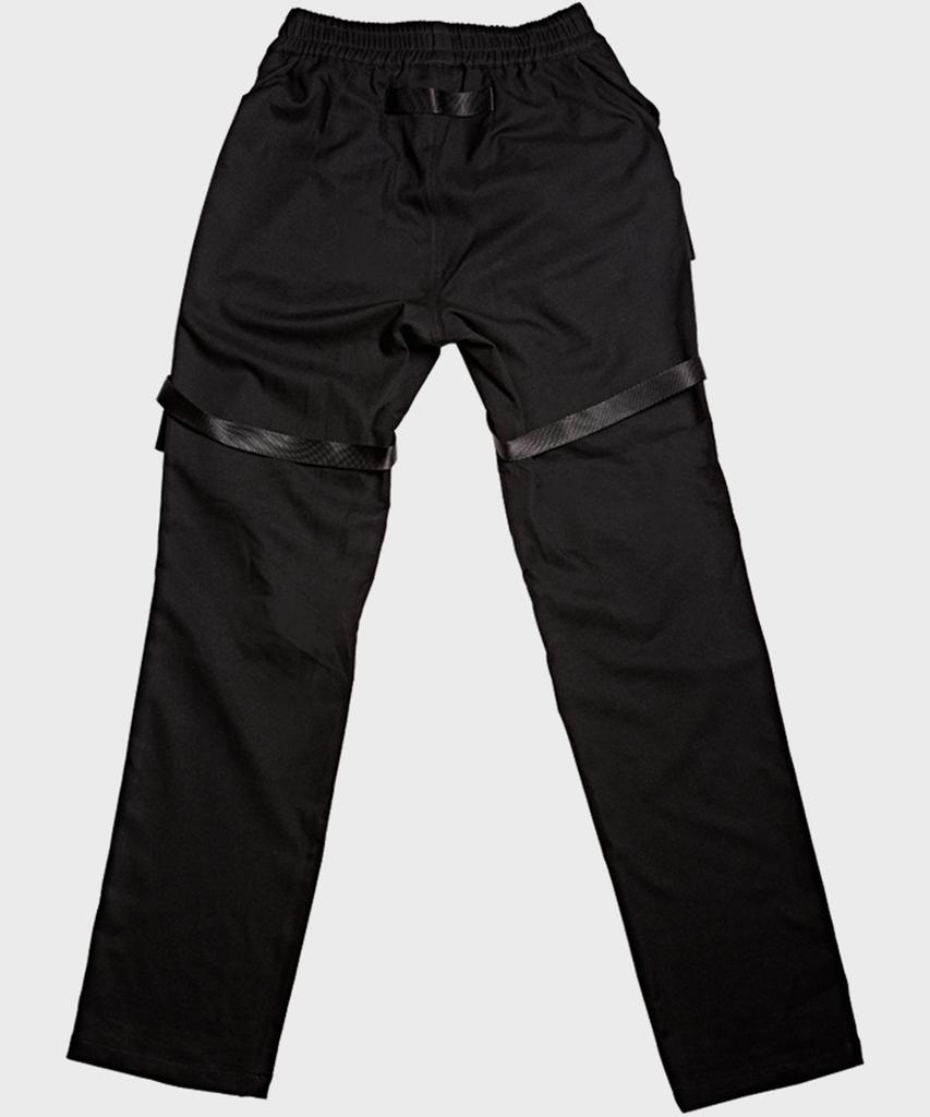 ZHOUERO Black Bandage Trousers