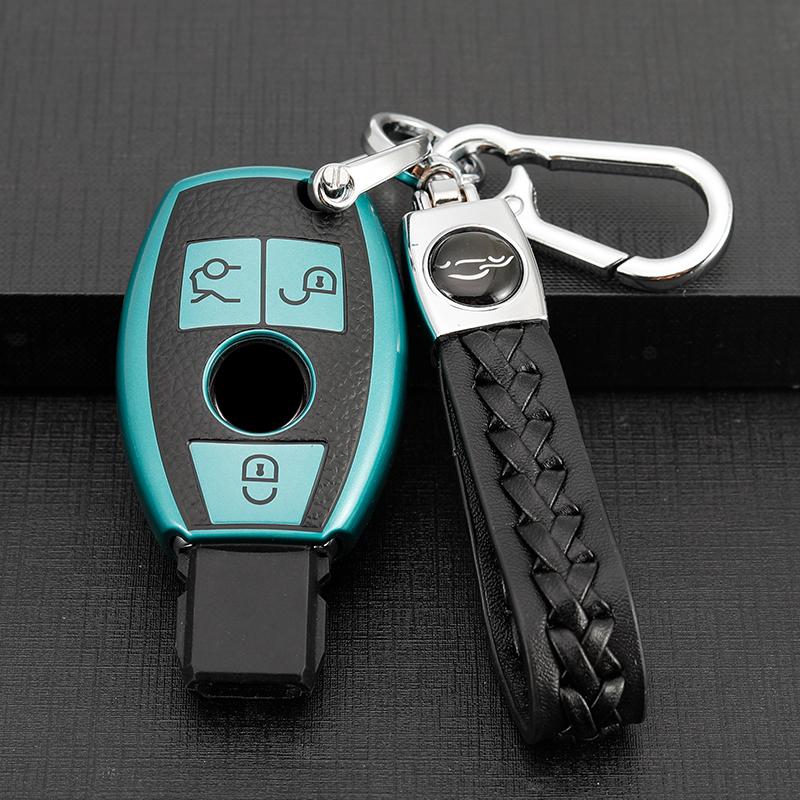 Suitable for Citroen C1 C2 C4 C6 C3-XR Picasso Grand DS3 DS5 car keys, zinc alloy leather car remote key set key protector