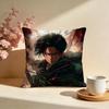 Fashion AAttack on Titanable Cushion Cover Stylish Washable Pillow Cover Ideal for Couch Bedroom Car Decoration
