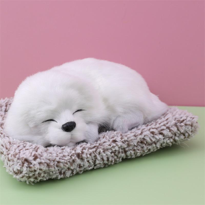 Simulated Kitten Meow Bamboo Charcoal Deodorizing Plush Cushion for Car & Home Decoration