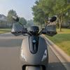 Motorcycle Handguards Clamp-on with Mounting Arms Smoked