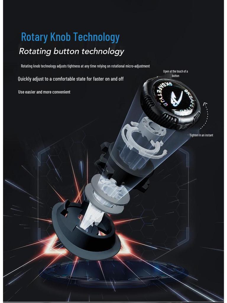 Rotating Buckle Safety Shoes: Anti-Smash, Anti-Puncture, Wear-Resistant, Anti-Slip, Fold-Resistant.