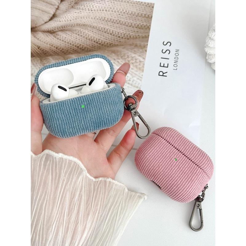 Autumn and Winter Corduroy AirPods 1st Generation Apple Bluetooth Headset Case 1/1st Generation Anti-drop Protective Case Pro1/Pro1 Tide