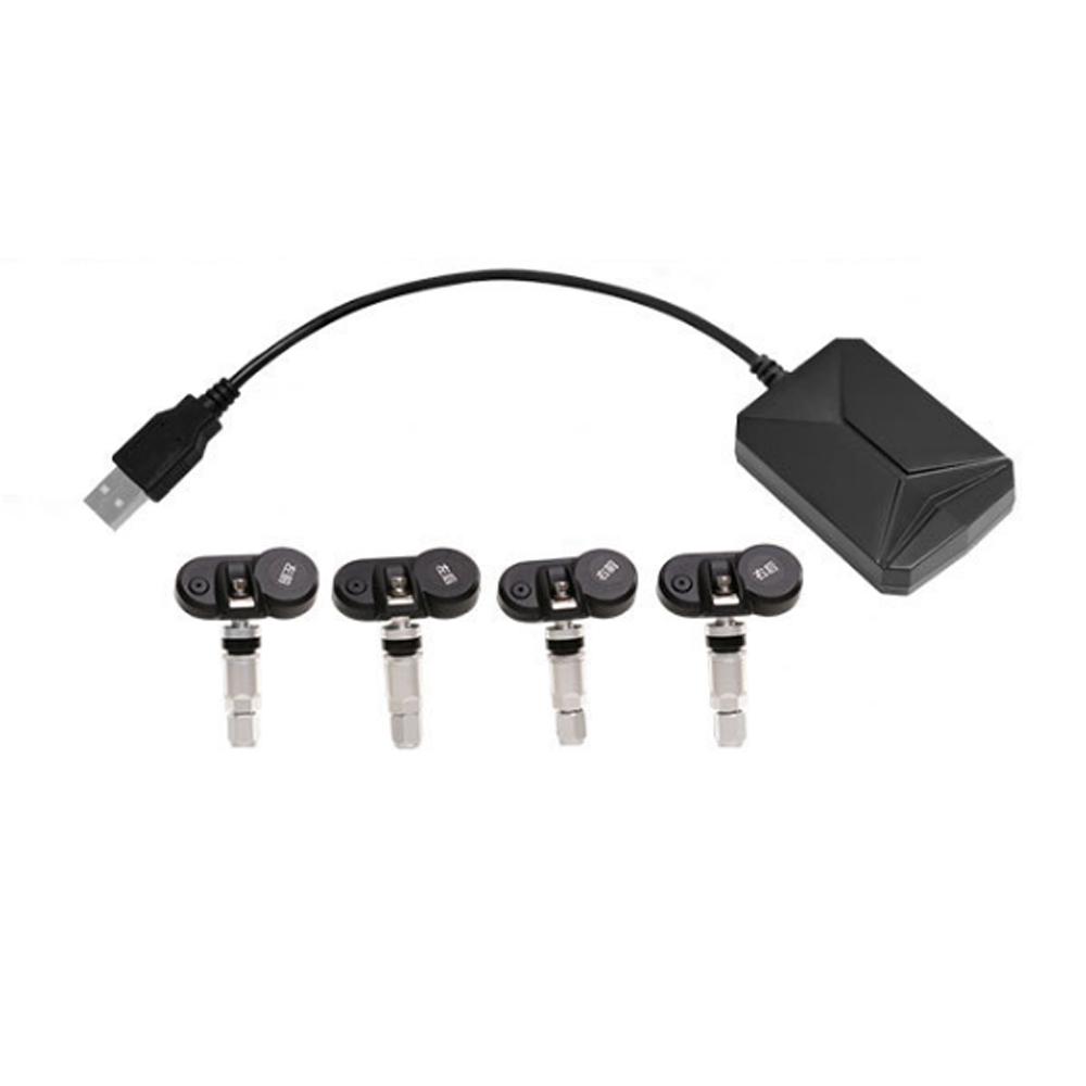 Android USB TPMS for Car Radio DVD Player Tire Pressure Monitoring System Spare Tyre Internal External Sensor
