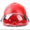 Casco di sicurezza ABS traspirante Cantiere Costruzione di potenza con occhiali Leader Supervisore Personalizzazione anti-smash