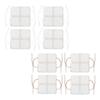 16pcs Electrode Patch Self Adhesive Reusable Replacement  Electrode Pad for TENS Machine 1.6 I