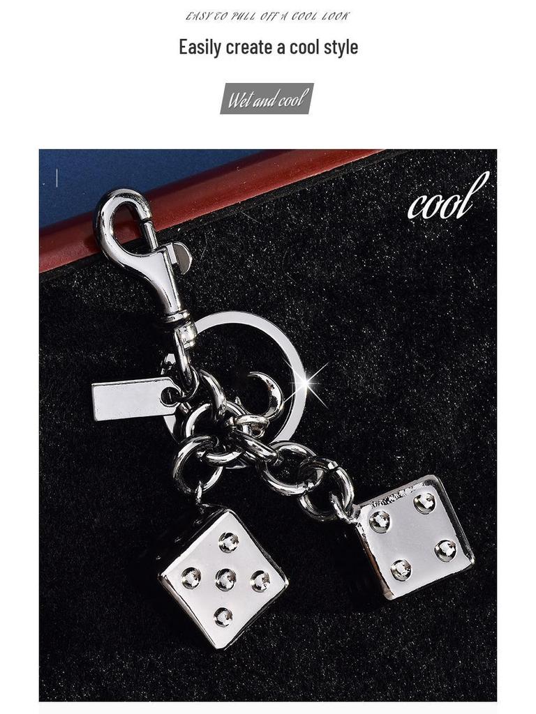 Good Luck Dice String 3D Bag Keychain