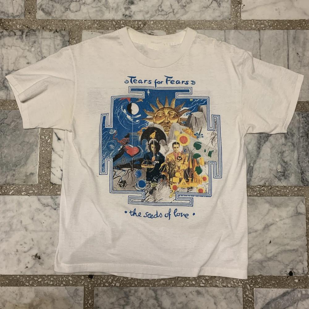 

Tears For Fears Seeds of Love Short Sleeve White Men S-234XL T-Shirt SE016 Unisex T-Shirt XXXL
