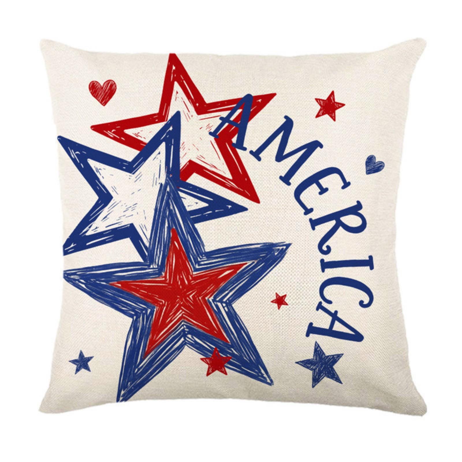 American 0th Anniversary Anniversary Throw Cushion Set For Independence Day Celebration Decorative Sofa Throw Cushion Set one size 597₽