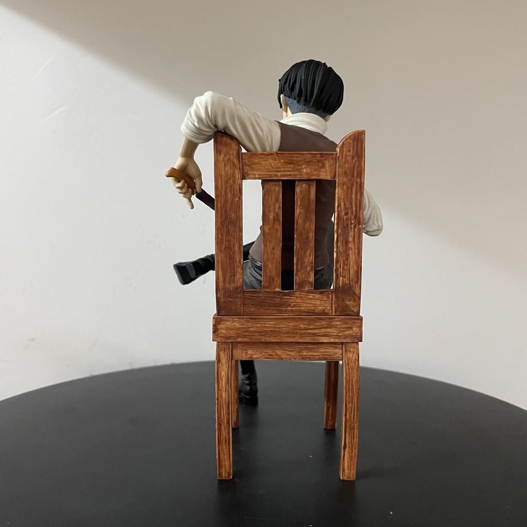 Attack on Titan Levi Ackerman PVC Figur Sammlerstück Schreibtischdekoration Für Fans