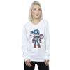 Marvel Womens/Ladies Captain America Sketch Sweatshirt