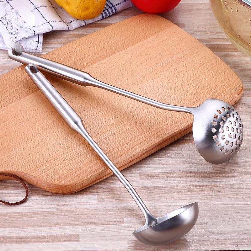304 Stainless Steel Hot Pot Ladle & Skimmer Set