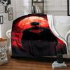 1pc Superman Red Moon Flannel Blanket - Soft Warm Throw for Home, Office, TravelL1371