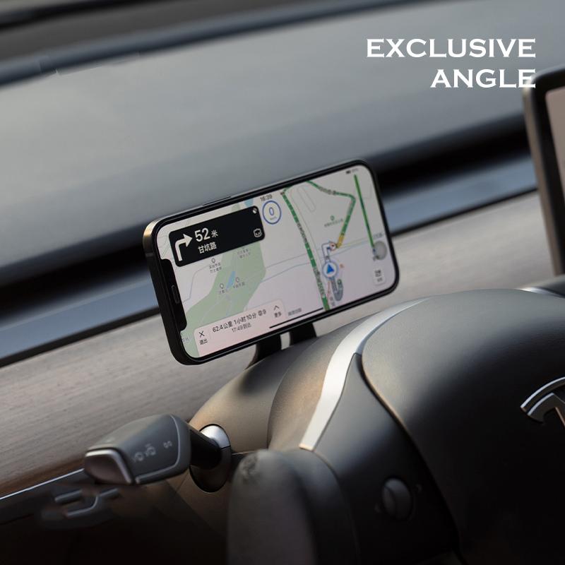 Wireless Charger Magnetic Car Mount Adsorbable Phone For Tesla Model 3 Model Y For iPhone 13 For Xiaomi Car Phone Holder