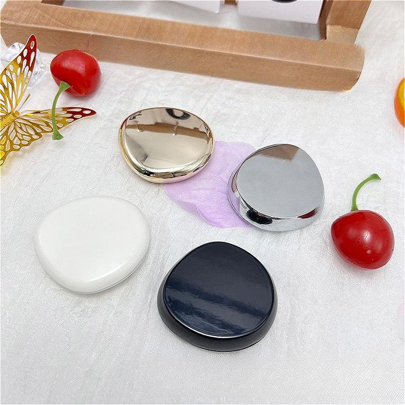 Zinc Alloy Solid Perfume Container, Rotary Open Close Travel Balm Box, Refillable Portable Cosmetic Case