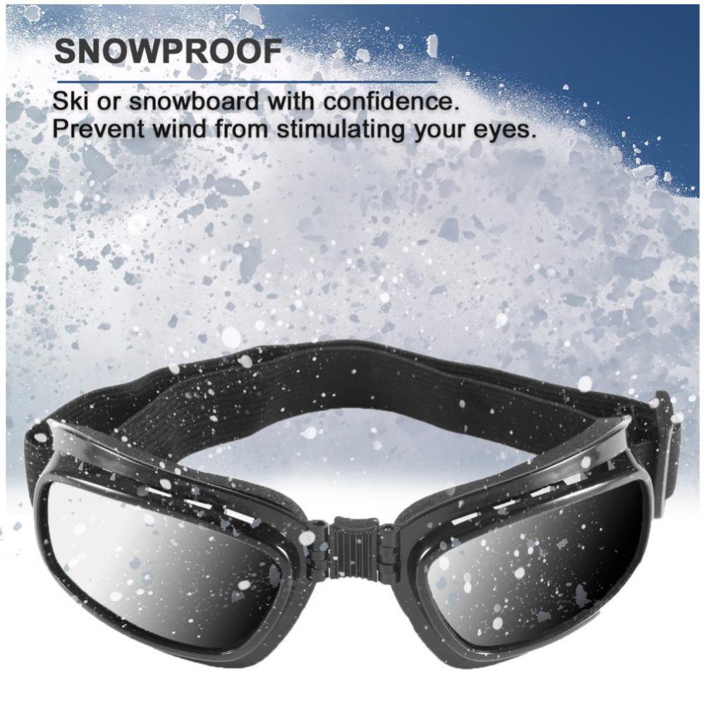 Motorcycle Goggles Glasses Multi-functional  Folding Anti Fog Windproof Ski Goggles Off Road Racing  Safety Eyewear