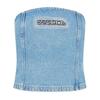 Womens/Ladies Denim Bandeau Tube Top