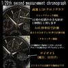 FOREVER Chronograph 10 ATM Water Second Tachymeter Function Original Men's Watch, Resistant, High-Speed 1/20 Timer, Day/Date Calendar, [Shop K&Yu