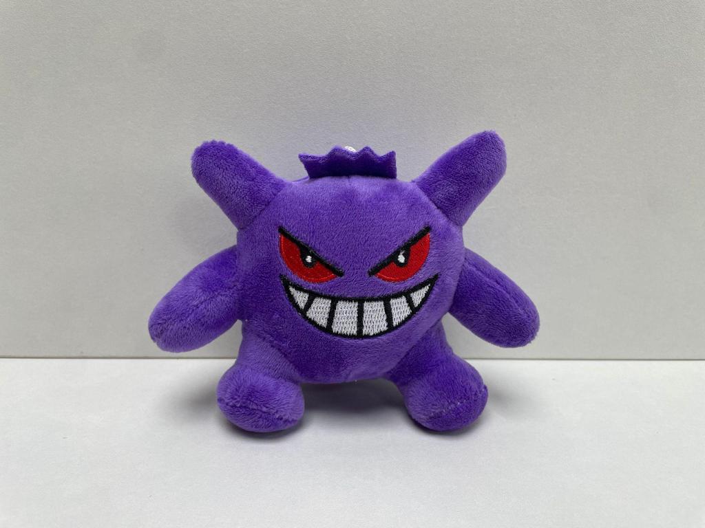 Conjunto de Chaveiros de Pelúcia Pokémon: Squirtle, Charmander, Psyduck, Bulbasaur & Pikachu