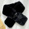 Petite Belt Short Muffler Winter Fur Scarf Women's Scarf