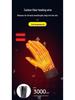 Carbon Fiber Warm Waterproof Electric Heated Motorcycle Gloves for Men & Women - Winter Touchscreen & Anti-Fall Protection
