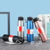 Stainless Steel Insulated Cup Solid Color Vacuum Flask Drinking Tool Thermal Water Bottle Car