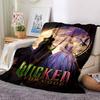 Wicked Theme Printed Blanket - Perfect for Couch, Bed, Travel & Outdoor Use | Machine Washable, Cozy & Durable.