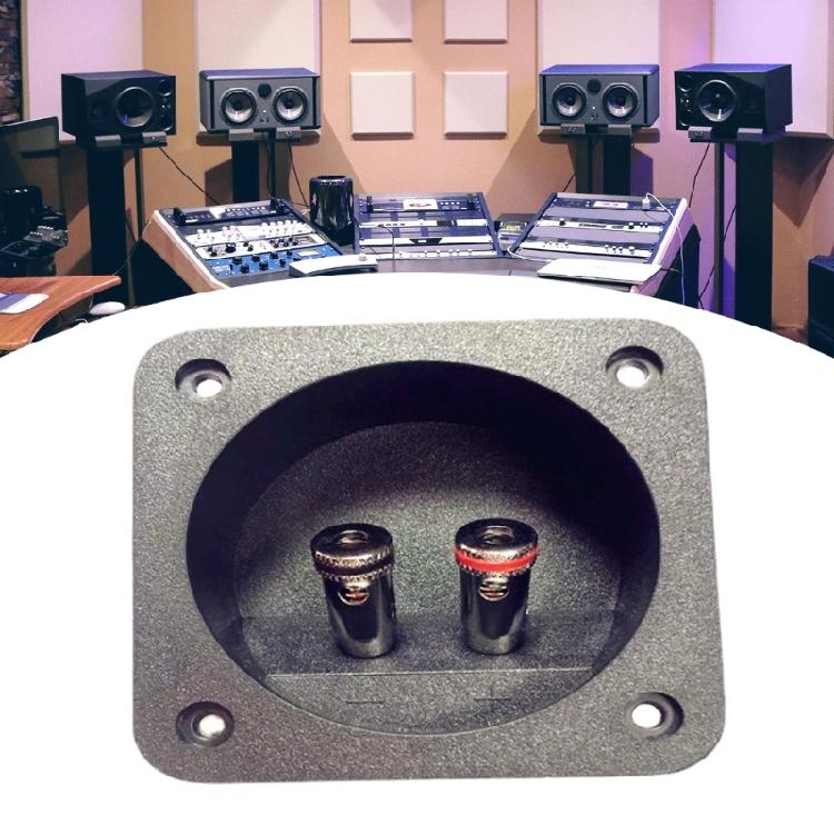 2 Way DIY Home Stereoes Speaker Binding Post Terminals Cup Connectors for Professional Sound Systems and Subwoofers