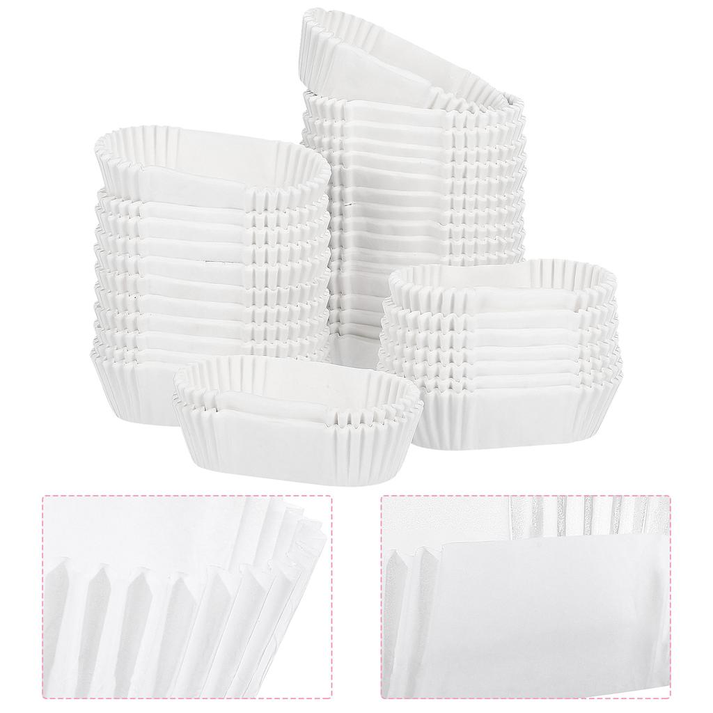 1000 Pcs Cake Case Oval Paper Cup Party Supplies Cups Bread Pans Muffins Baking Mini Grease Proof Cupcake Liners