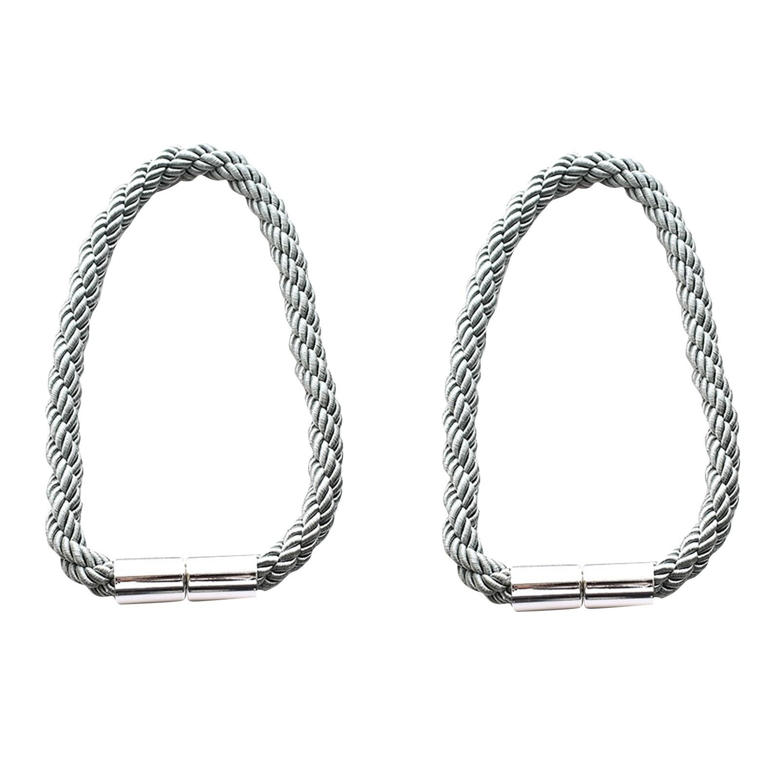 Металлическая цилиндрическая магнитная пряжка для штор, ремешок для штор без сверления One Size