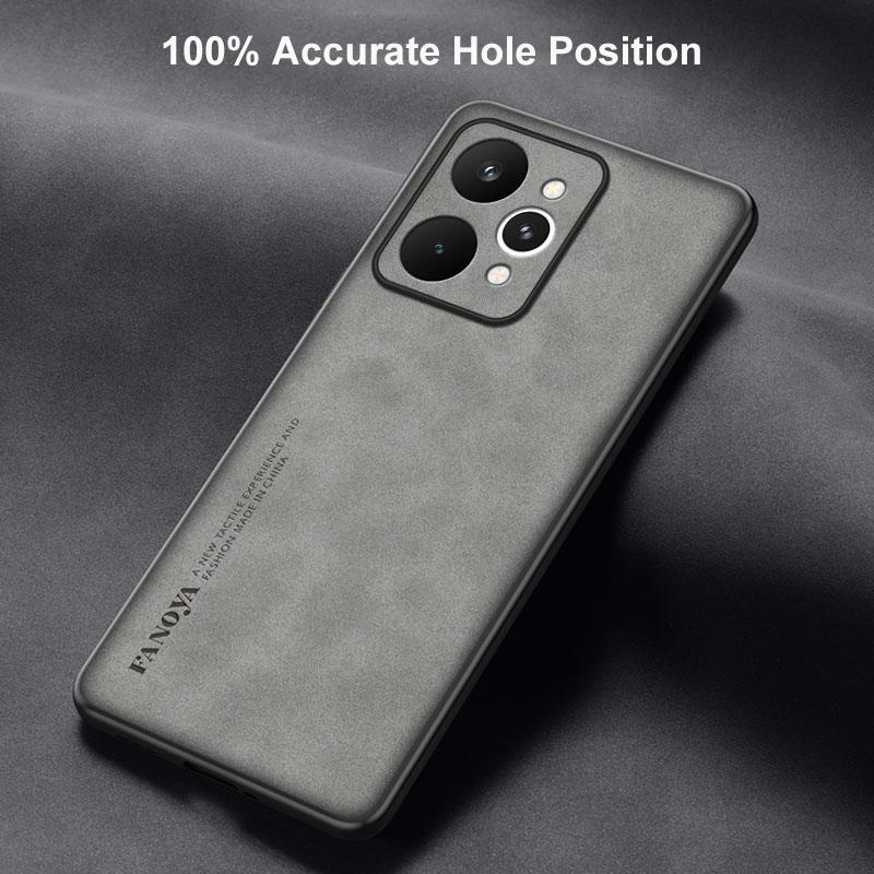 Pouzdro z umělé kůže pro Realme 15 Pro, luxusní, nárazuvzdorné, pro Realme 15 5G, zadní kryt z umělé kůže, plná ochrana