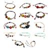 Elegant Ceramic Bead Bracelet Handmade Craft Supplies Stylish Wristband Handwoven Adjustable Unisex Jewelry Accessory