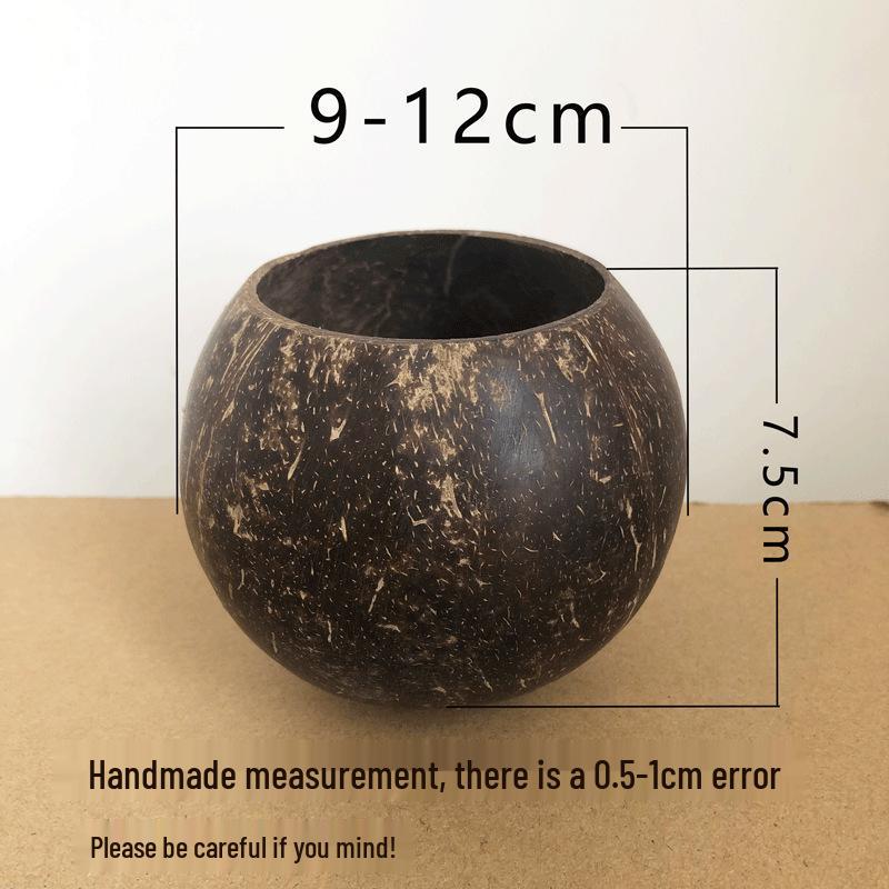 

Скандинавский минималистичный стакан для свечи из кокосовой скорлупы – Креативный держатель для соевого воска с логотипом