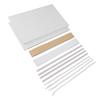 Air Conditioner Side Insulation Panel Kit Heat Draft Insulating Foam Panel with EVA Strip for Window AC Unit