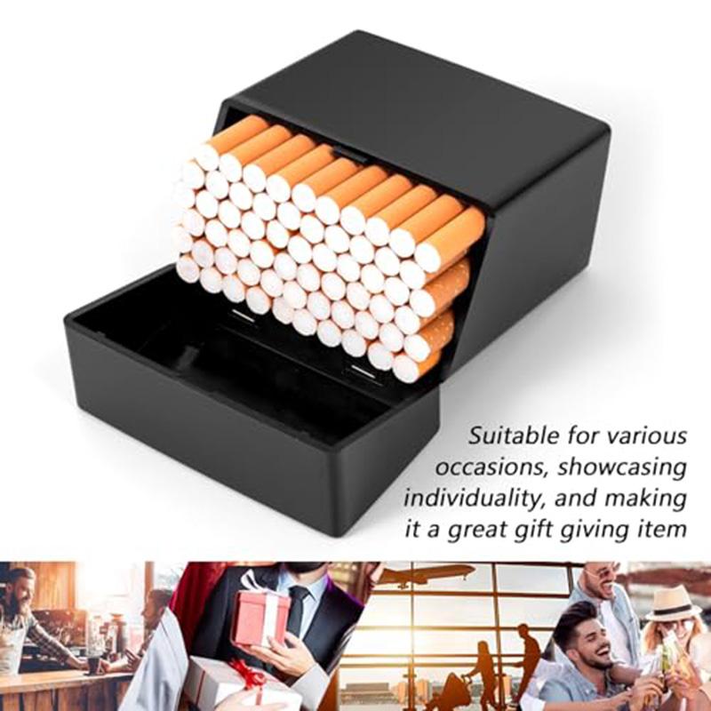Cigarette Box 50 Thick Cigarettes Large Capacity Cigarette Box Bulk Cigarette Storage Container Cigarette Storage Container