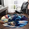 1pc S-Stitch1 Carpet, Round Rug, Comfortable, Suitable for Entryways, Living Rooms, Office, And Bedrooms, Christmas Decoration