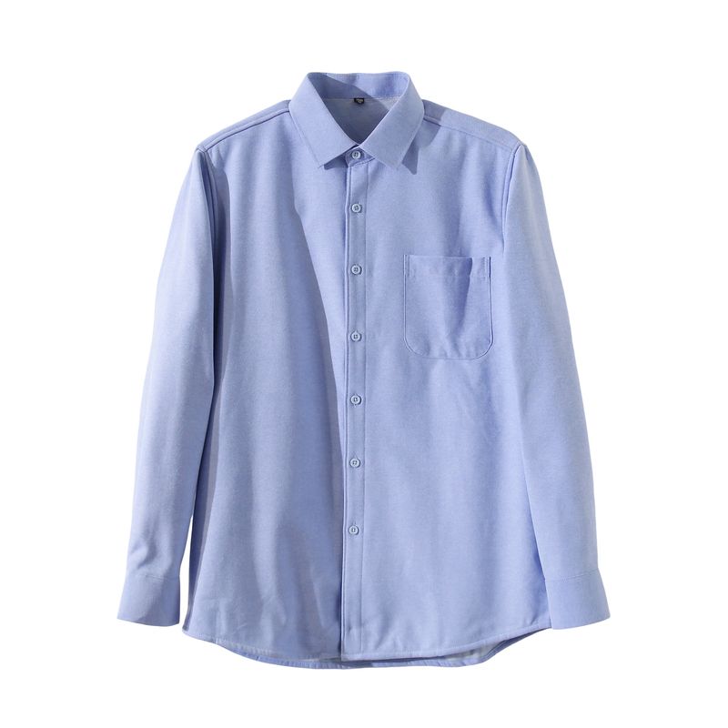 Plus Size! Plus Velvet Thickening! Foreign Trade Tail Goods Men's Winter Warm Cotton Oxford Cloth Long Sleeve Shirts Shirt