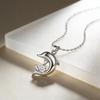 Cross-Border Fashion Dolphin Pendant Necklace for Women - Niche Design, Internet Celebrity Style, Sweet Collarbone Chain