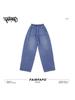 Spring 2026: Women's Knitted Faux Denim Elastic Waist Loose Cotton Pants