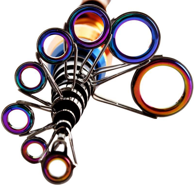 Spökombinationer 1,8m-3,6m kolteleskopisk fiskespö med 14BB spinnrulle Saltvattenbåtsfiske