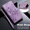 Wallet with Card Holder Wrist Strap Kickstand Leather Phone Case for iPhone 16 15 14 13 12 11 Pro Max X XS XR 7 8 Plus Cover