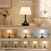 Xiaomi Modern Pleated Fabric Table Lamp Three-Color Lights Wireless Rechargeable Touch Control Decorative Lamp for Cafe Home Decor