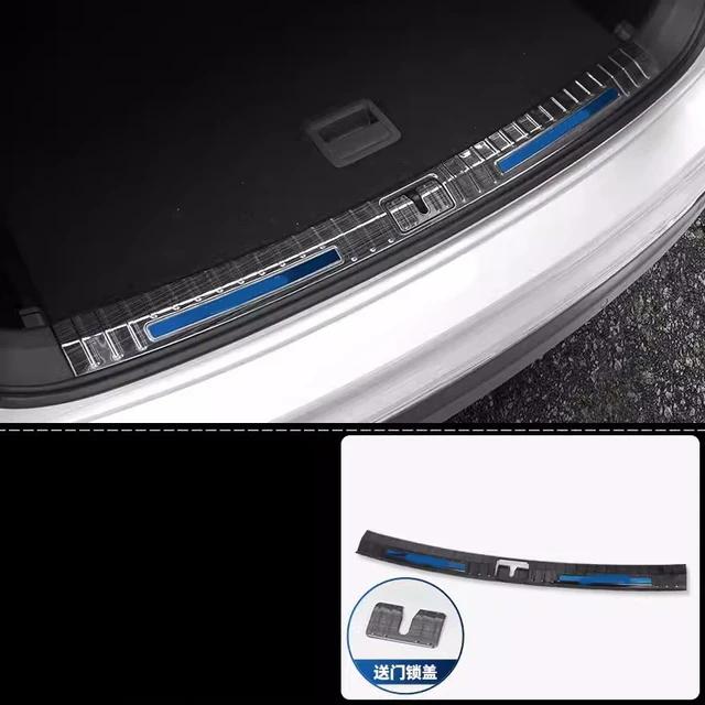 Trunk Guard Boot Protection Plate For Volkswagen Tiguan MK2 Car Threshold Guard Protective Bar Guards Stainless Steel