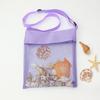 Children Sand Away Adjustable Shoulder Strap Multifunctional Foldable Mesh Beach Bag Water Toy Holder Outdoor Supplies