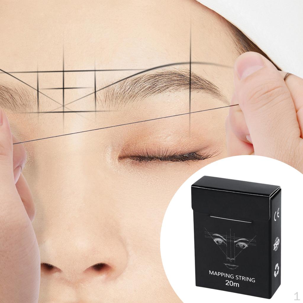 Thread Eyebrow Marker ,Marking Line 20M ,Auxiliary Ruler, Ink Positioning