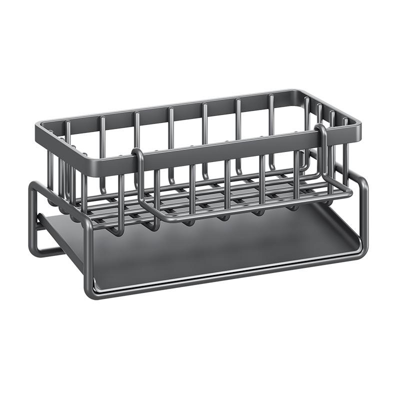 Multi-functional Kitchen Dishcloth & Sponge Holder with Soap Storage