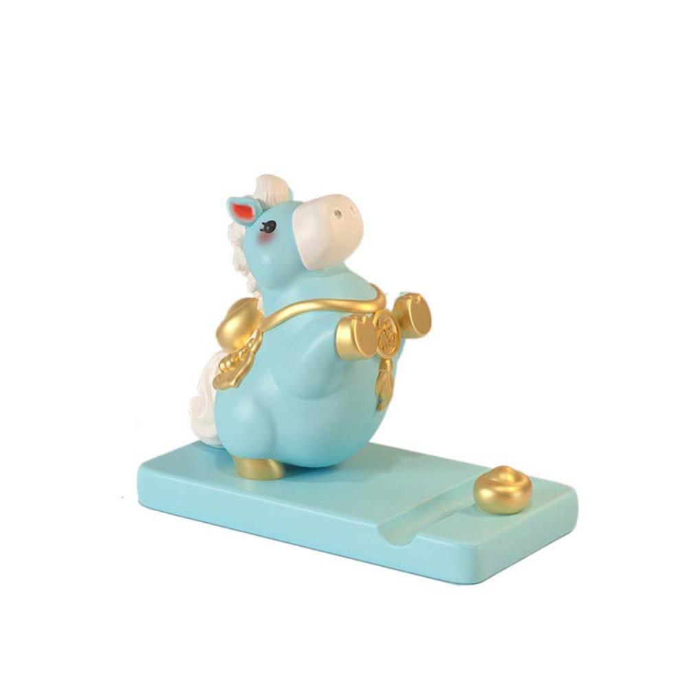 Pony Shape Zodiac Pony Phone Holder Resin Cell Phone Bracket Mobile Phone Stand Phone Accessories