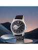 Seiko Pánské mechanické vodotěsné hodinky řady Presage SSA083J2 s řemínkem z pravé kůže.